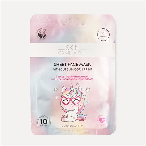 Camilla Pihl Cosmetics Moisture Boost Unicorn Sheet Mask